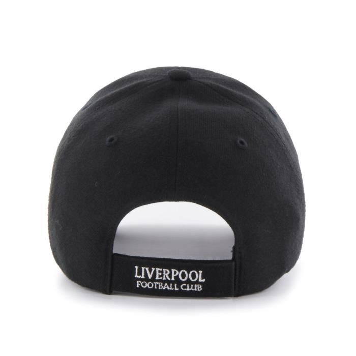 Casquette - MVP FC Liverpool - Noir - Ajustable - Décontractée - 85% acrylique