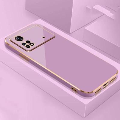 For Xiaomi Poco X4 Pro 5G Case Poco X4 Pro 5G Cover 2201116PG Luxury Square Plating Phone Case Poco X4 Pro Shockproof Back Cover