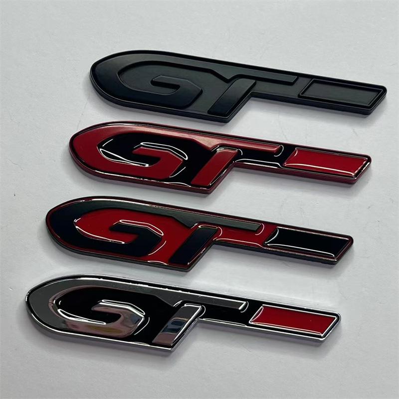 GT Car Logo Decals for Peugeot 4008G/5008GT - Side Emblem & Trunk Sticker