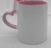 DIY Customized 350ML 12oz Ceramic Mug Heart Handle Type Personalized Print Picture Photo LOGO Text Couple Gift Coffee Travel Mug