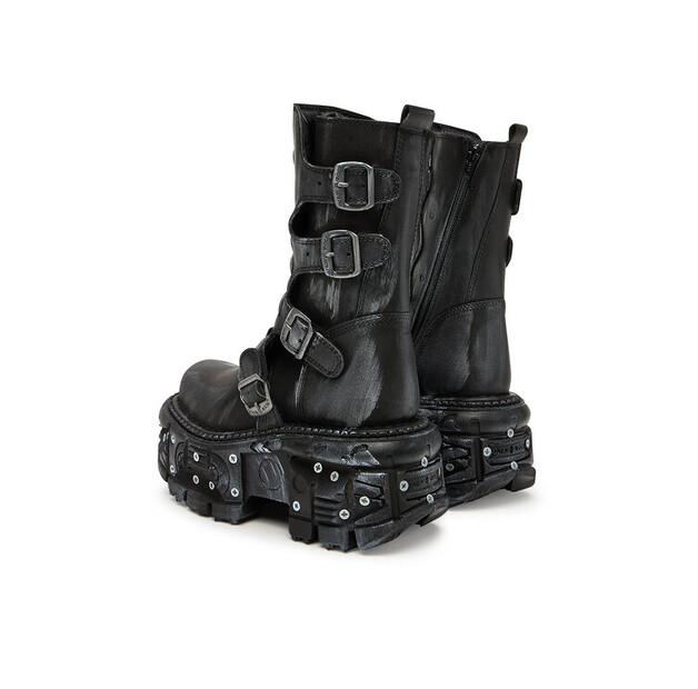 Ботильоны NEW ROCK M-373SC-C1 Серые