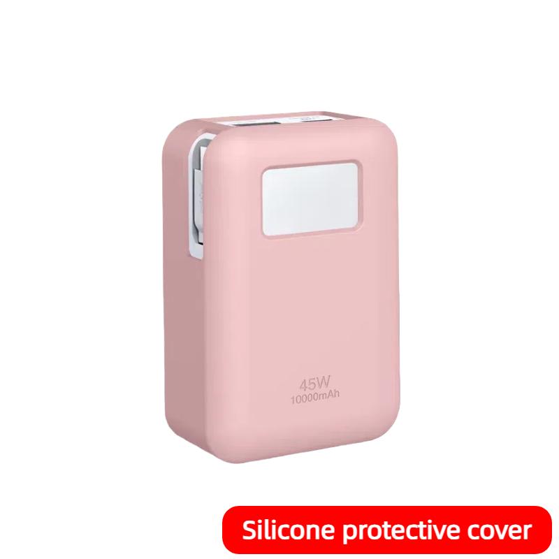 YAYINCC Soft Silicone Protective Cover For Anker Nano 45W 10000mAh Portable Power Source Shockproof Sleeve Shell,Anti Scratch