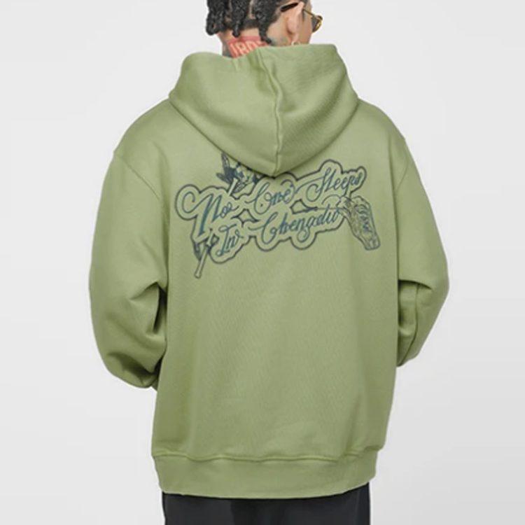 Li Ning Badfive Sweatshirt Unisex Mugwort Green AWDRH61-2