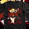 Kakegurui Yumeko Anime Unisex Tshirt Anime Manga Shirt Anime Shirt Mens and Womens Summer Cotton Loose Fashion Top