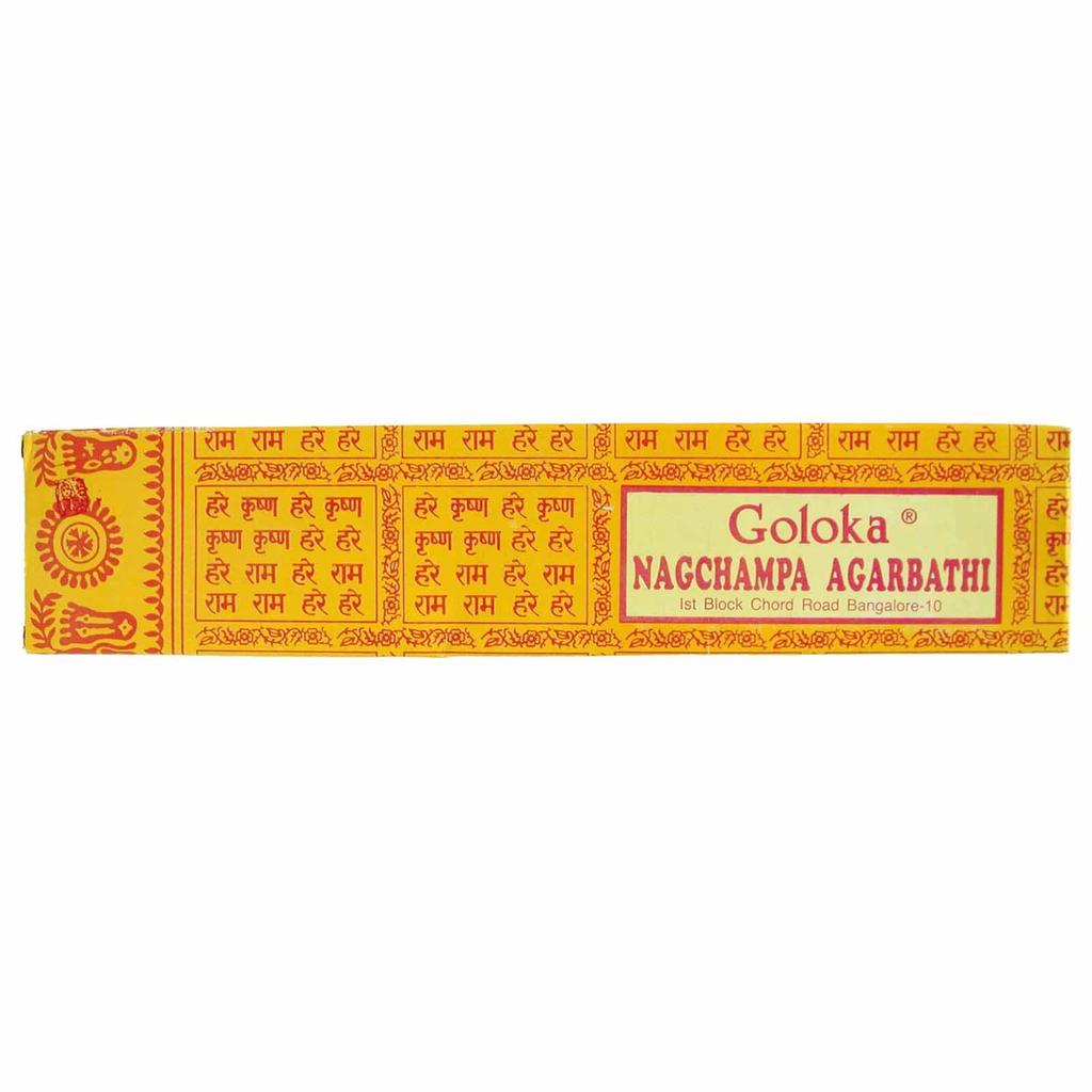 Nag Champa Incense Sticks 16 Sticks 16g Goloka