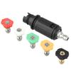 Multi-Spray Tips Adjustable Pressure Washer Variable Spray Angle Compatible With Most Models Effortless Cleaning Process
