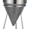 Stainless Steel Pancake Batter Dispenser Baking Cake Funnel Dispenser with Stable Rack for Takoyaki Ball Waffles