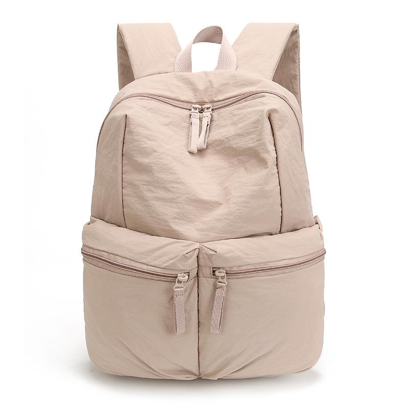2025 Women's Lightweight Nylon College Backpack - Large Capacity, Casual Double Shoulder Bookbag