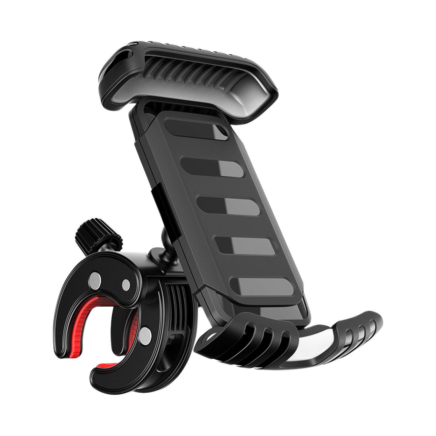 

Electric Vehicle & Bike Shockproof Phone Mount for Navigation and Food Delivery серый