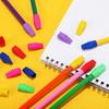 Ciieeo 120Pcs Cap Erasers for Pencils Toppers Erasers Mixed Color Pencil Top Erasers Stationery Supplies for and Teachers