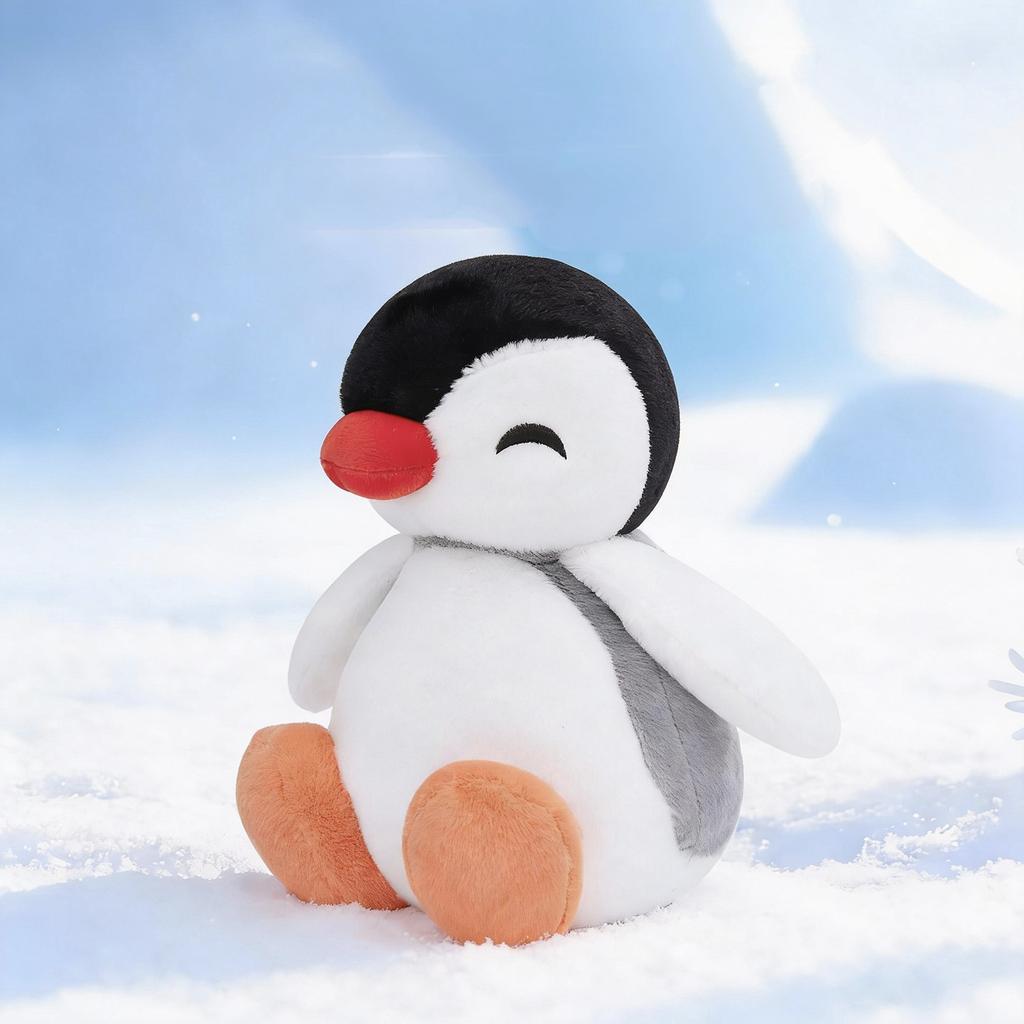 Pinga Lachendes Gesicht 28cm Plüschtier Weiche PP-Baumwolle 100% Offiziell Lizenziert Gefüllte Panda-Puppe Geschenk für Kinder zum Geburtstag