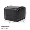 Frosted PU Flip-Top Watch and Jewelry Storage Box