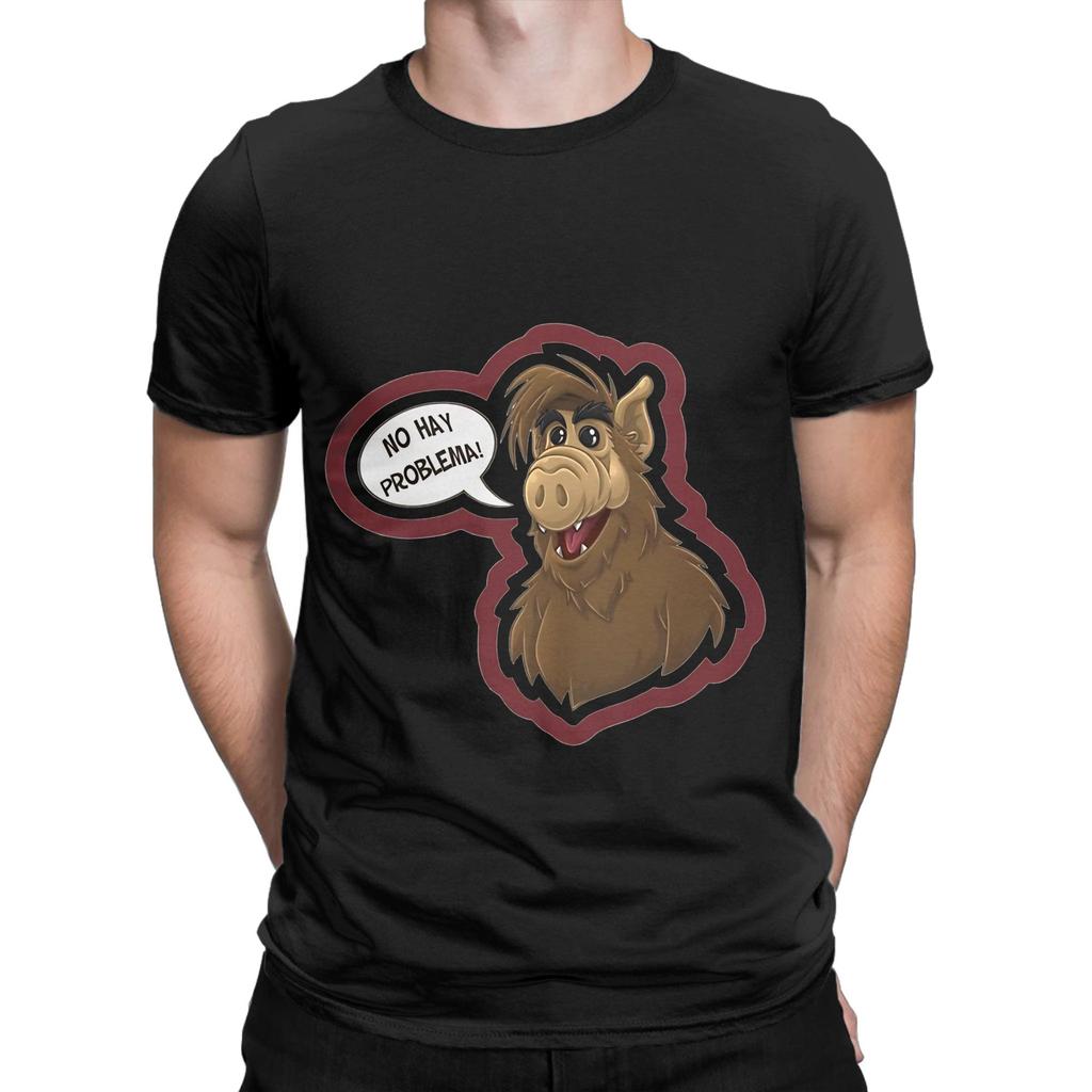 No Hay Problema ALF The Animated Series Funny 100% Cotton T-Shirt ALF The Animated Series Tops