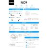[VGP 2026 Award Winner] TOZO NC9 Earphones Bluetooth Wireless Earphones Active Noise Cancellation 45dB Reduction Compact and Lightweight Mid-Low Frequ