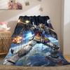 Mobile Suit Gundam Soft Flannel Blanket Lightweight Cozy Microfiber Blanket for Couch Bed LXR104