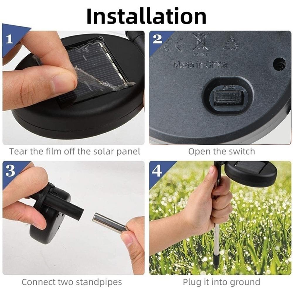 Solar Lights Fireworks Lawn Lights Solar Lamps LED Outdoor For Camping Garden Party Terrace Patio Decoration