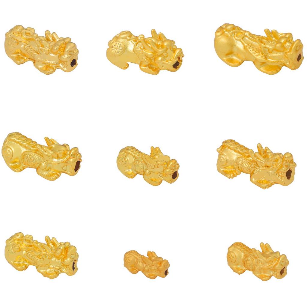 1 stk Kinesisk Pi Xiu Legering Plating Sands Tilbehør For smykker Komponent Making DIY Armbånd Charm Decoration