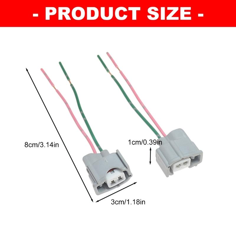 Universal Sensors Fuels Injectors Plugs Sturdy Plastic Sensors Connectors For Various Vehicles And Engines Easy Installation