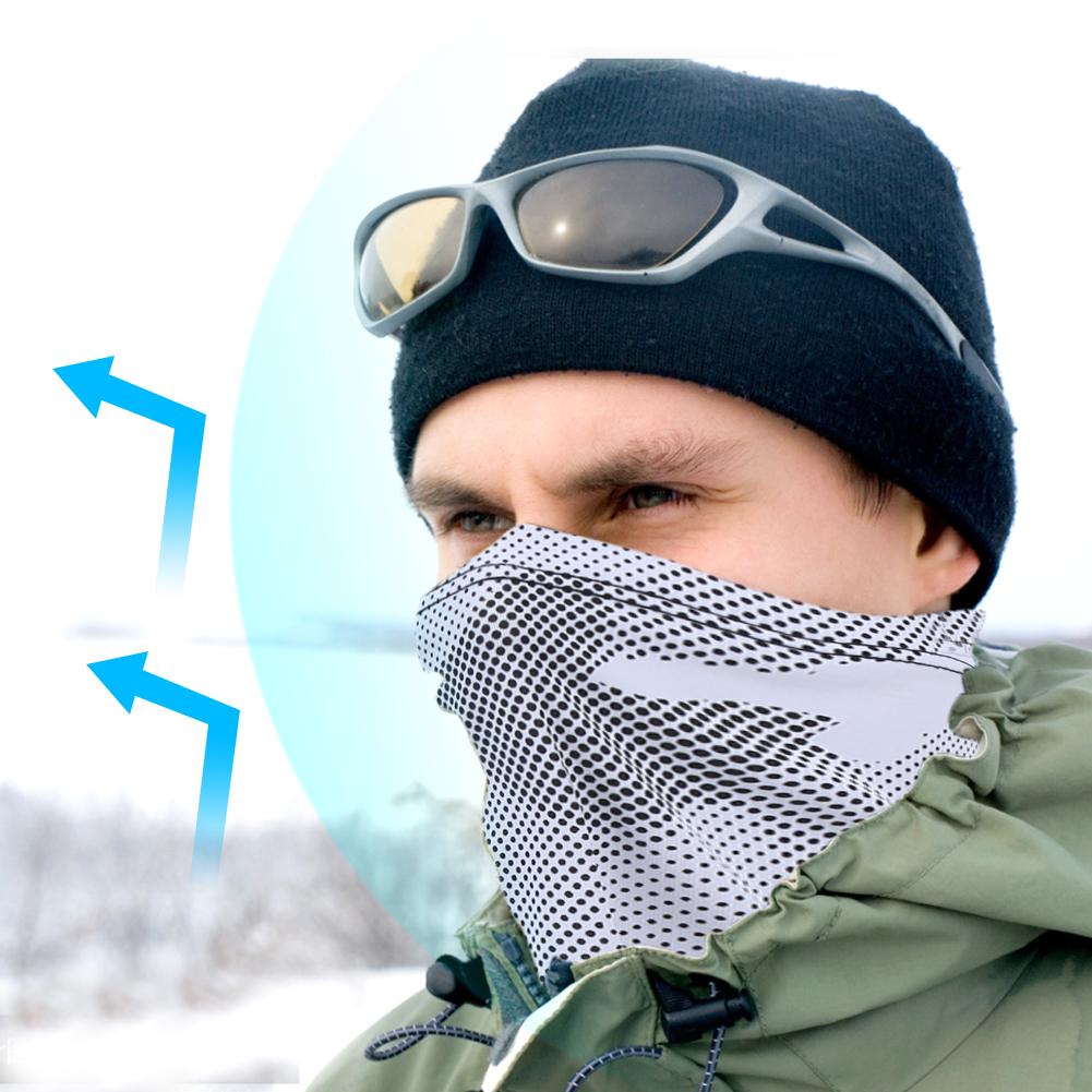 Outdoor Sport Sunscreen Exercise Headscarf Headband Cycling Face Shield Protectionartificial silk headscarf
