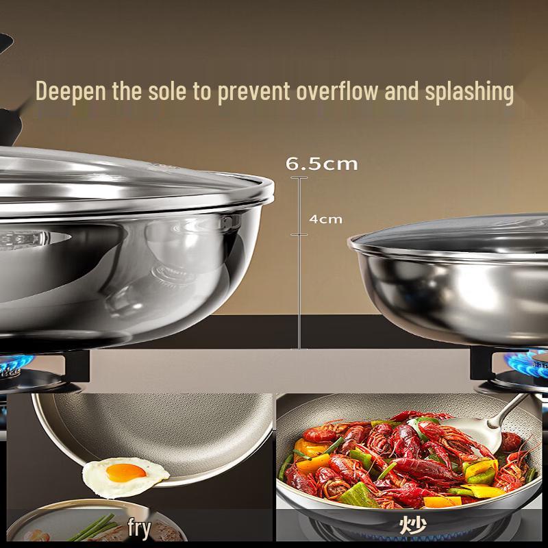 Pure Titanium Non-Stick Frying Pan