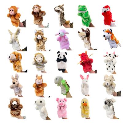 Animal Hand Plush Puppet Toy Cartoon Glove Role Play Educational Interactive