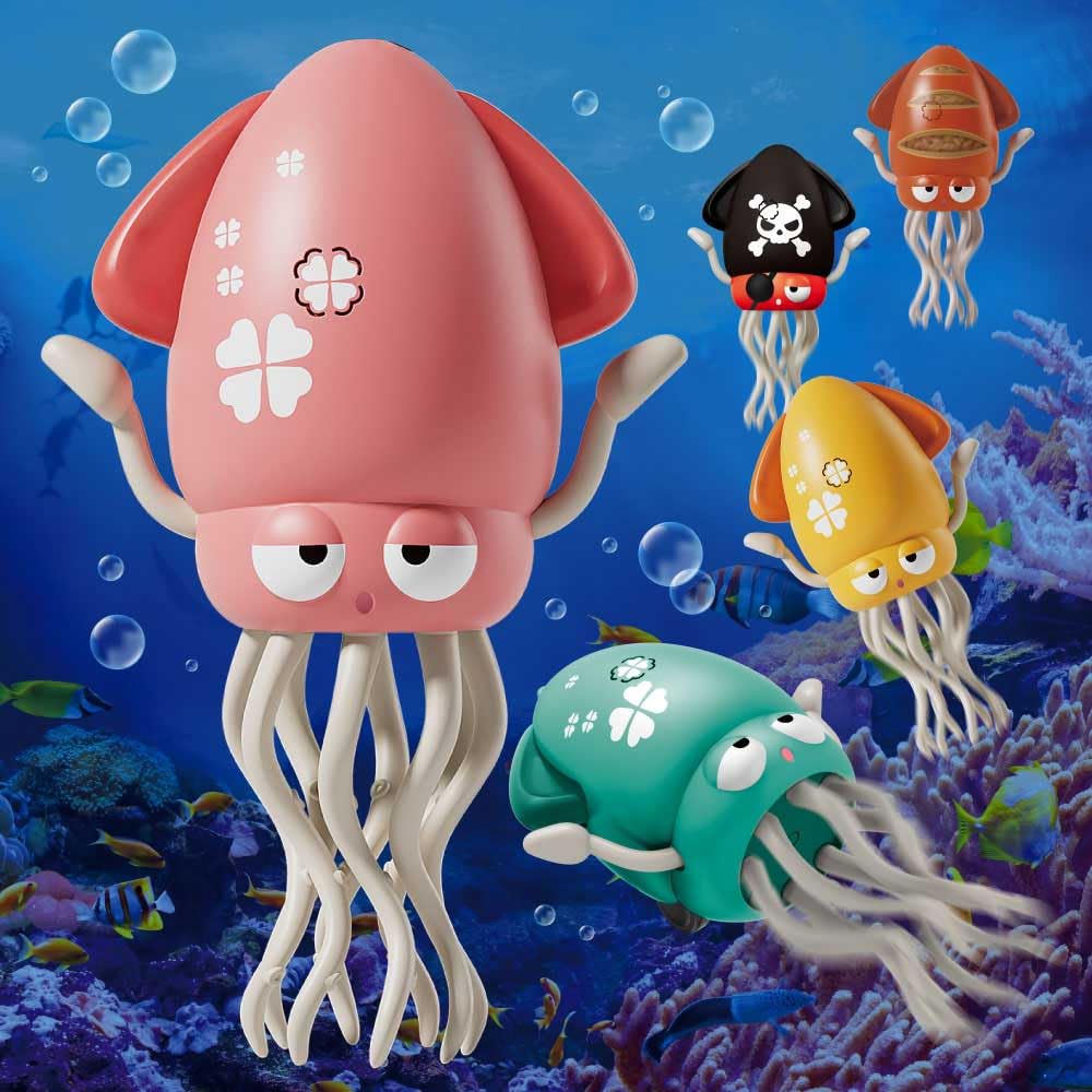 

[Japan s First Landing Commemoration] [Official] Squid Toy - Dancing Squid, Moving and Shaking, Birthday Present, Christmas Gift, Electric Toy,
