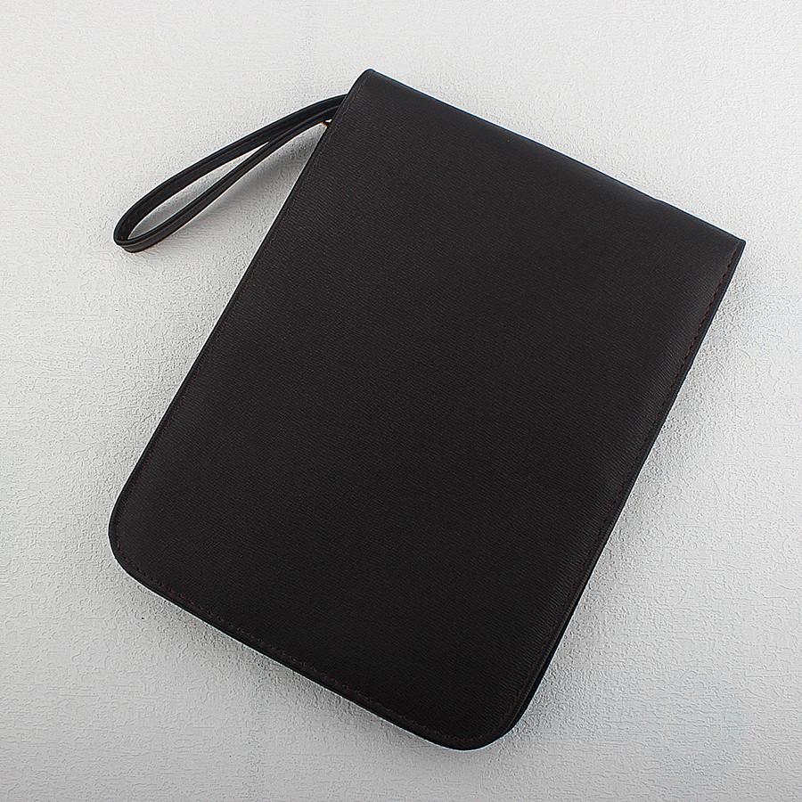 24 Brown Pencil Bag Pen Case for Fountain Pen, PU Holder Display Pouch Storage Large Capacity Waterproof Office Business