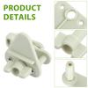 4Pcs Pontoon Boat Gate Latch Plastic Marine Safety Door Gate Latch Replacement Kit Durable Fit Left and Right Hinge Gate Latch
