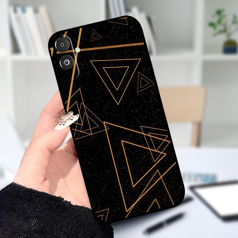 For Samsung F14 M14 5G Soft Case Fashion Printing Black Silicone TPU Phone Cover For Samsung Galaxy A14 4G 5G Shockproof Cases