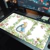 Bunny Garden Color Mouse Pad Large Gaming Table Cushion Non-slip Laptop Tablet Big Mousepad XXL Mat Mini PC Playmat With Lock edge