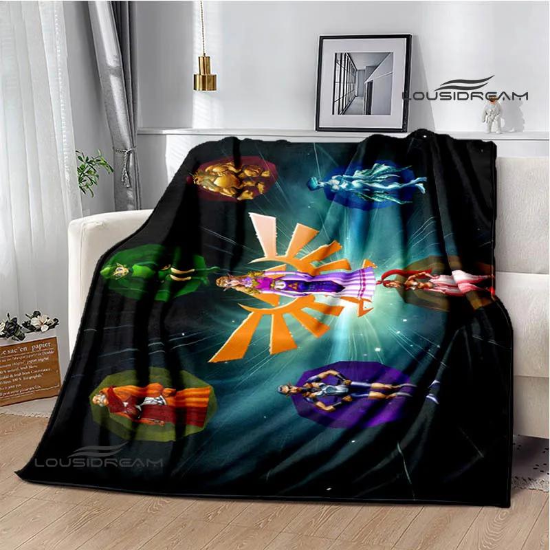 Manta Cartoon 3D Z-Zeldas Mantas de Flanela Quentes Manta Macia e Confortável Mantas para Casa e Viagem forros de cama Presente de Aniversário