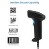 1D 2D Barcode Scanner Handheld USB Wired Bar Code Reader Manual Trigger Auto Continuous Scanning Support Paper Code