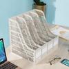 Deli Four-Compartment Hollow Desktop File Holder