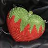 Heart-Shape Women’s Purse Diamond Evening Clutches Bag Red/Silver Gold Hard Metal Clutch Luxury Handbags Prom Dinner Purse