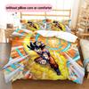 Set Copripiumino Trapuntato con Fantasia Cartone Animato Federa Decorazione per la Casa Regalo di Compleanno (1 * copripiumino + 2 * federa, senza nucleo)