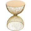 Light Luxury Wrought Iron Coffee Table Sofa Side Table Modern Minimalist Coffee Table Bedside Corner Table Living Room Balcony