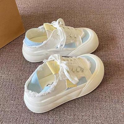 Summer Two Shoes Children's New Thick-soled Thin Breathable Lightweight Bread Shoes