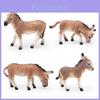 African Wild Animal Pvc Model Set With Stand For Childrens Educational Play