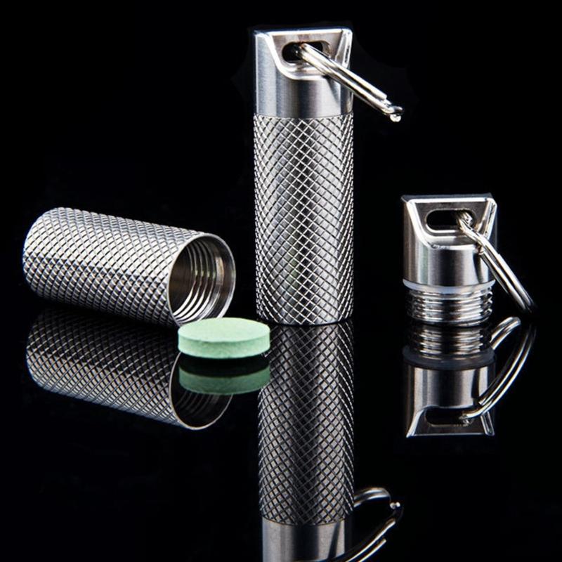 Outdoor Waterproofed Tube Camping Backpacking Container Lighter Holder for Kayaking Backpacking Gear