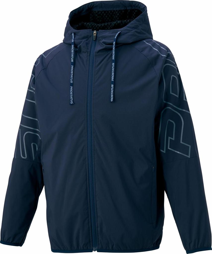 ZETT Pro Status Warm Light Wind Jacket Size L BOW82303, Men's Navy,