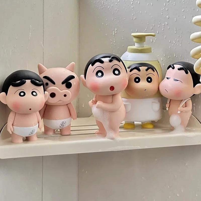 Bade-Buntstift Shin Chan Niedliche Dekoration Badezimmer Waschbecken Zubehör Heimtextilien Hochwertig Klein und Einzigartig