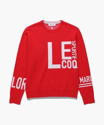 LECOQ GOLF Men'S Contrast Point Sweater (Gq121Mkp12)