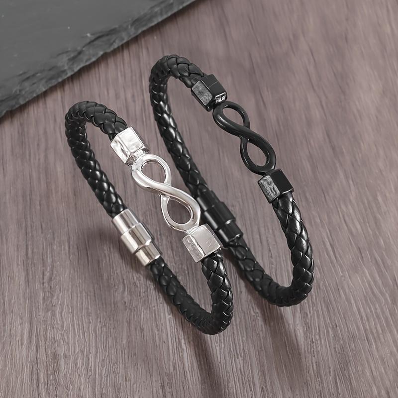 New High Quality Unlimited Symbol Bracelet Punk Style Men's Handstring Bracelet