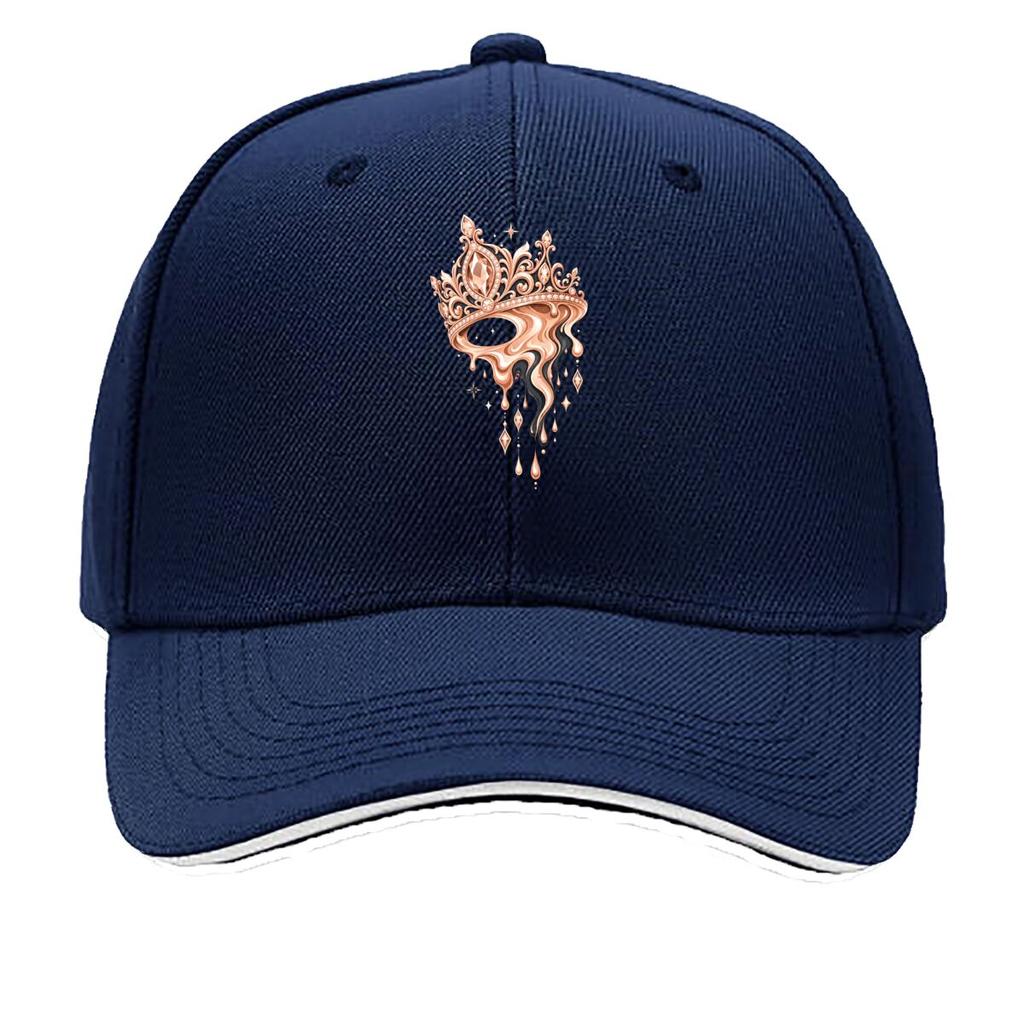 Royal Melt Emblem Luxe Graphic Sandwich Baseball Cap Sun Cap Outdoor Workouts Hat