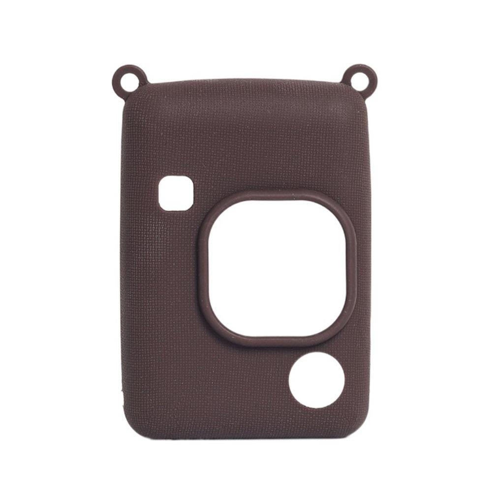Silicone Instant Camera Case Solid Color Shockproof Protective Cover Wear Resistant Soft for Fujifilm Instax Mini Liplay