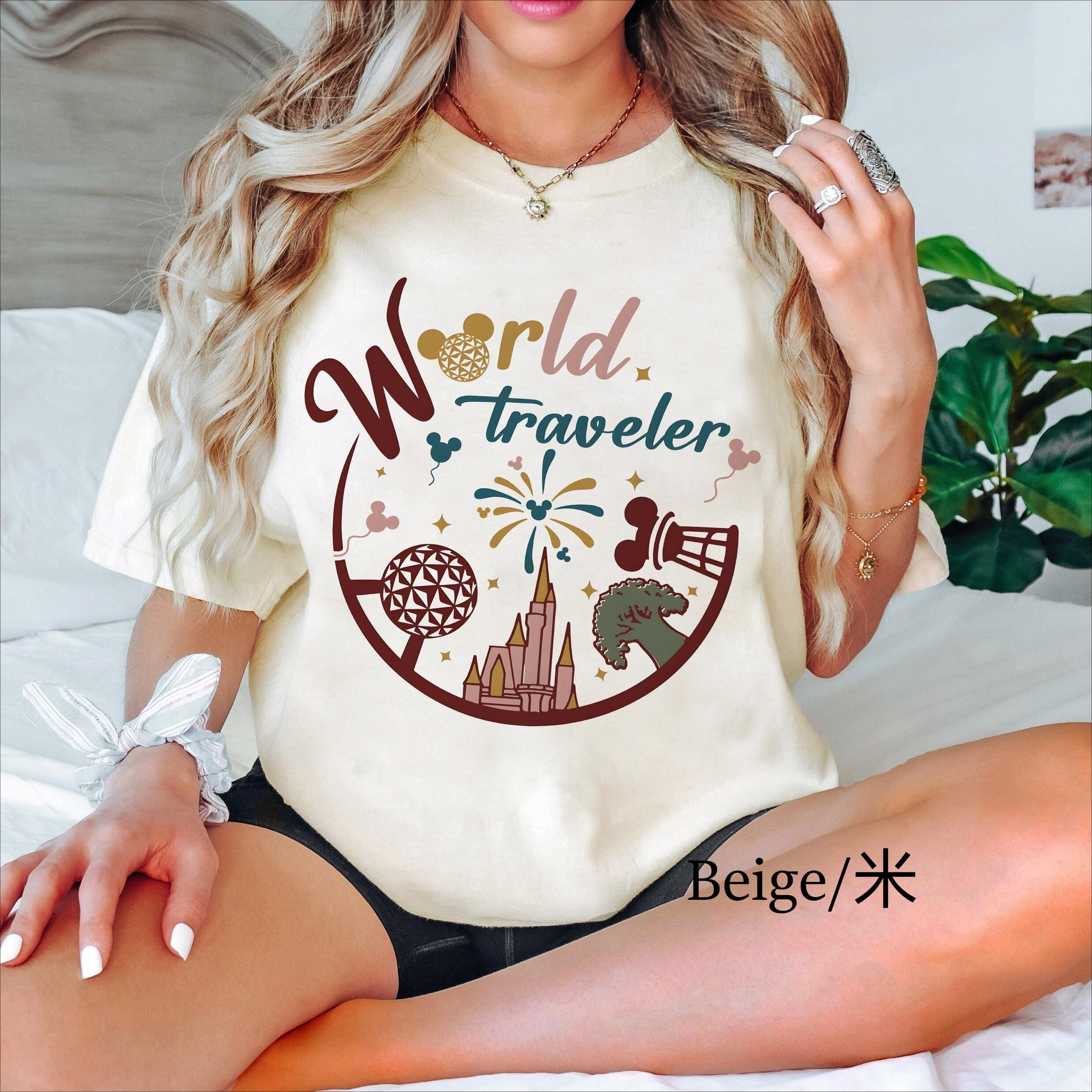 World Traveler Shirt Walt   World Trip Shirt   Family Vacation Tshirt First   Trip Tee Magic Kingdom Women S