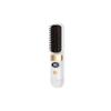Cordless Hair Straightening Brush - USB Rechargeable Straightener and Comb
