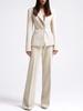 Autumn 2025 Slim Fit Two-Button Casual Suit Set In Solid Color