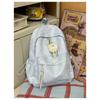 Korean Small Fresh Schoolbag Female College Student Simple Star Backpack Lightweight Large Capacity High School Backpack