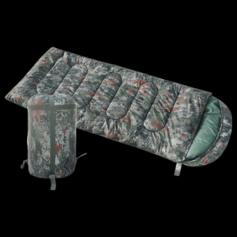 Tri-polar Camouflage Camping Sleeping Bag